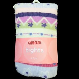 GYMBOREE WINTER PRINCESS NWT tights sz  8-9 yrs.
